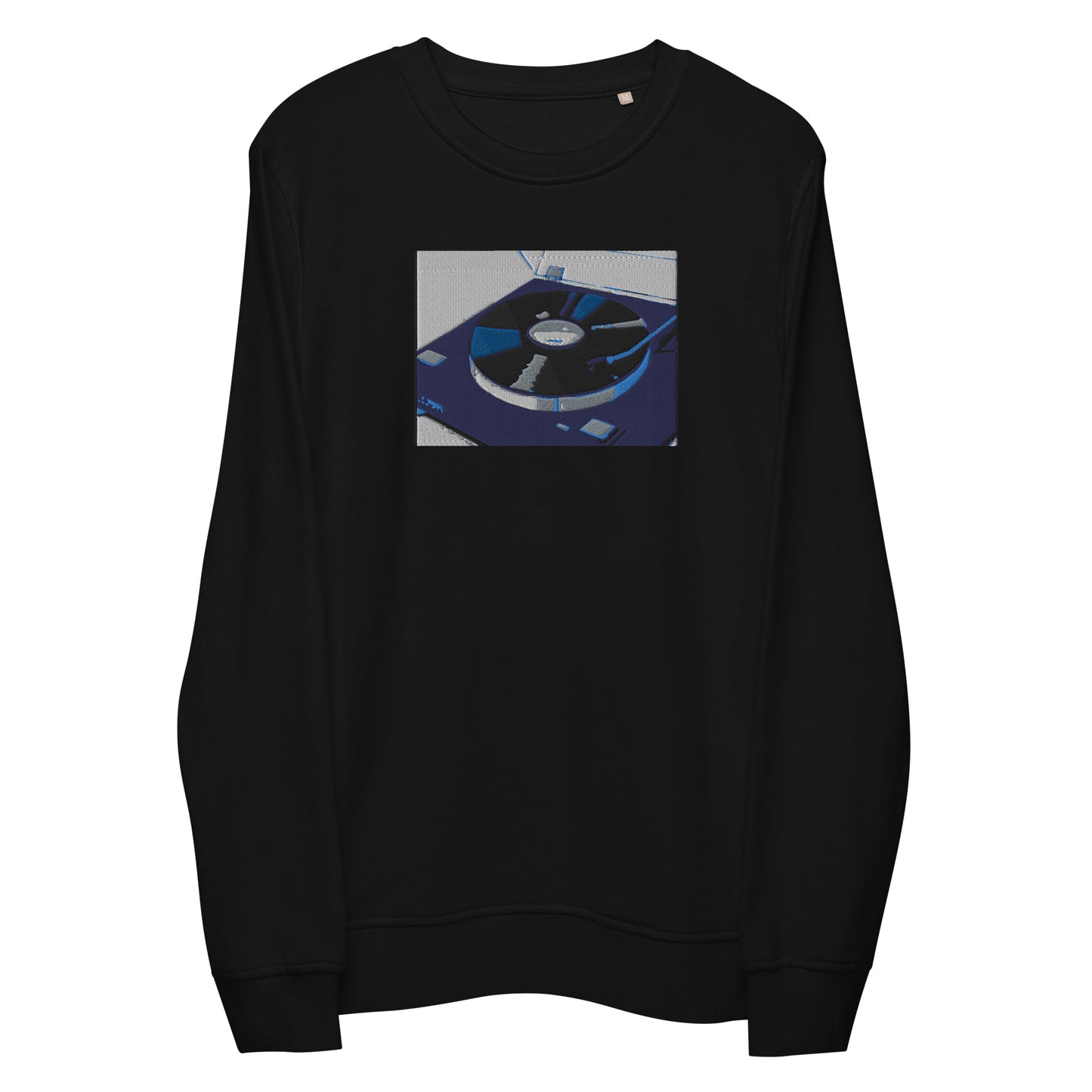 LIMITED EDITION Embroidered Record Player Unisex organic sweatshirt