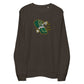 Lit and Rich Cash Smoke Embroidered Unisex organic sweatshirt