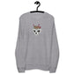 Ramen Noodle Skull Bowl Large Patch Unisex organic long sleeve sweatshirt