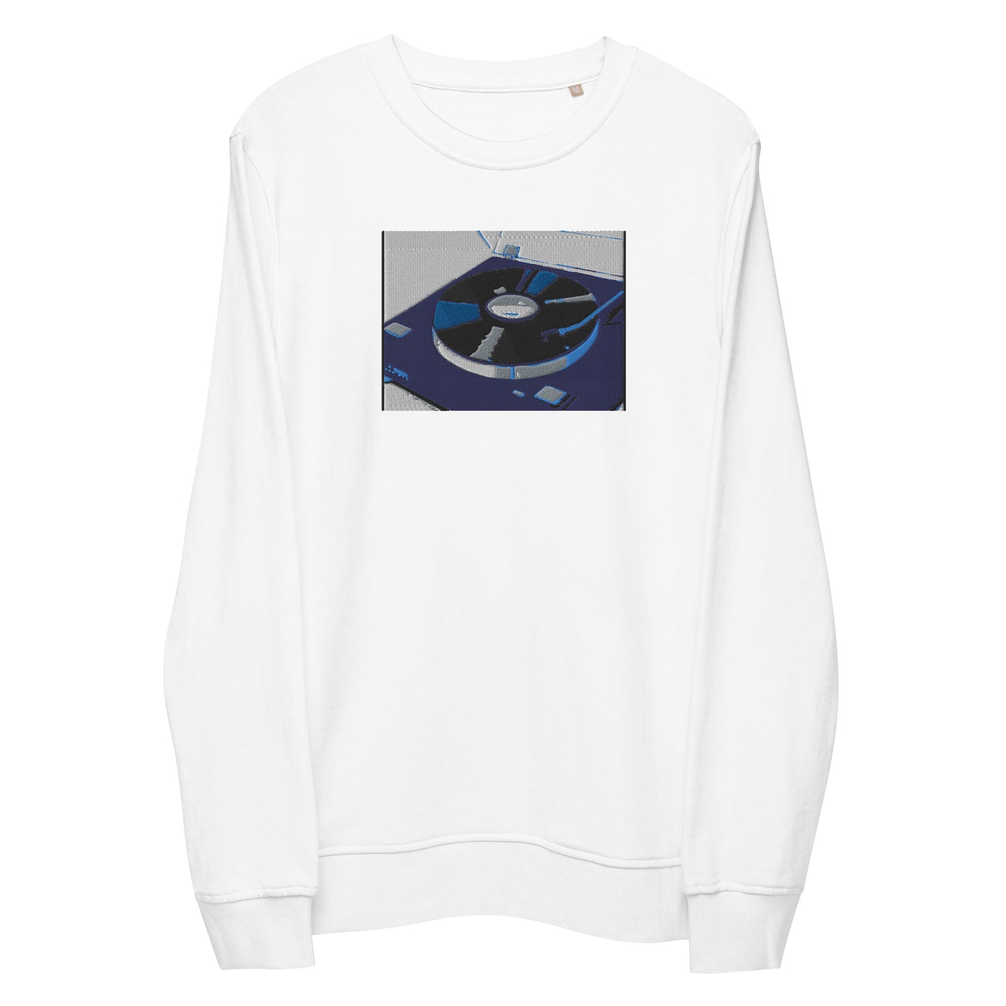 LIMITED EDITION Embroidered Record Player Unisex organic sweatshirt