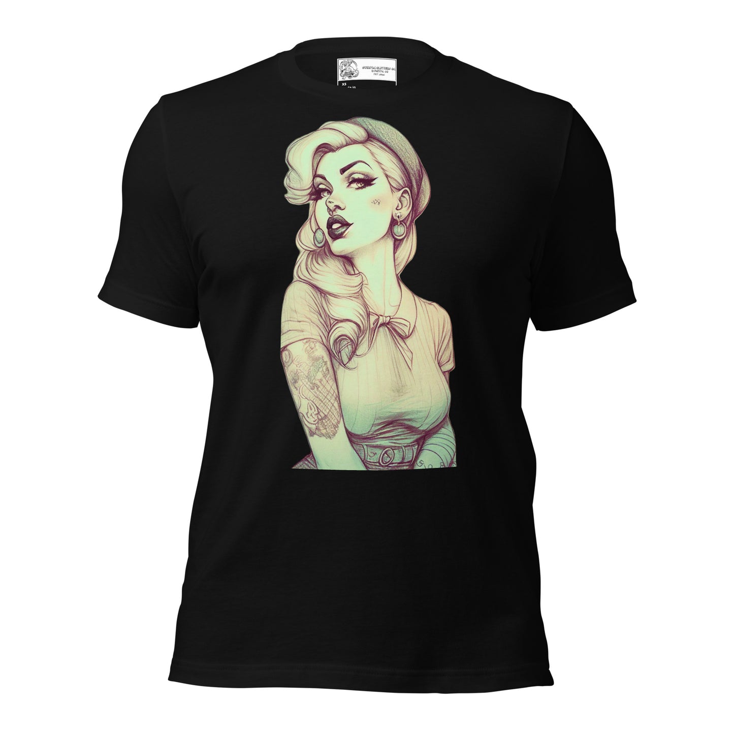 Sexy Pin-up Girl #1 SOFT STYLE Unisex t-shirt