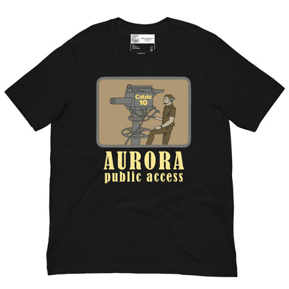 Aurora Public Access Wayne's World Inspired SOFT STYLE Unisex t-shirt