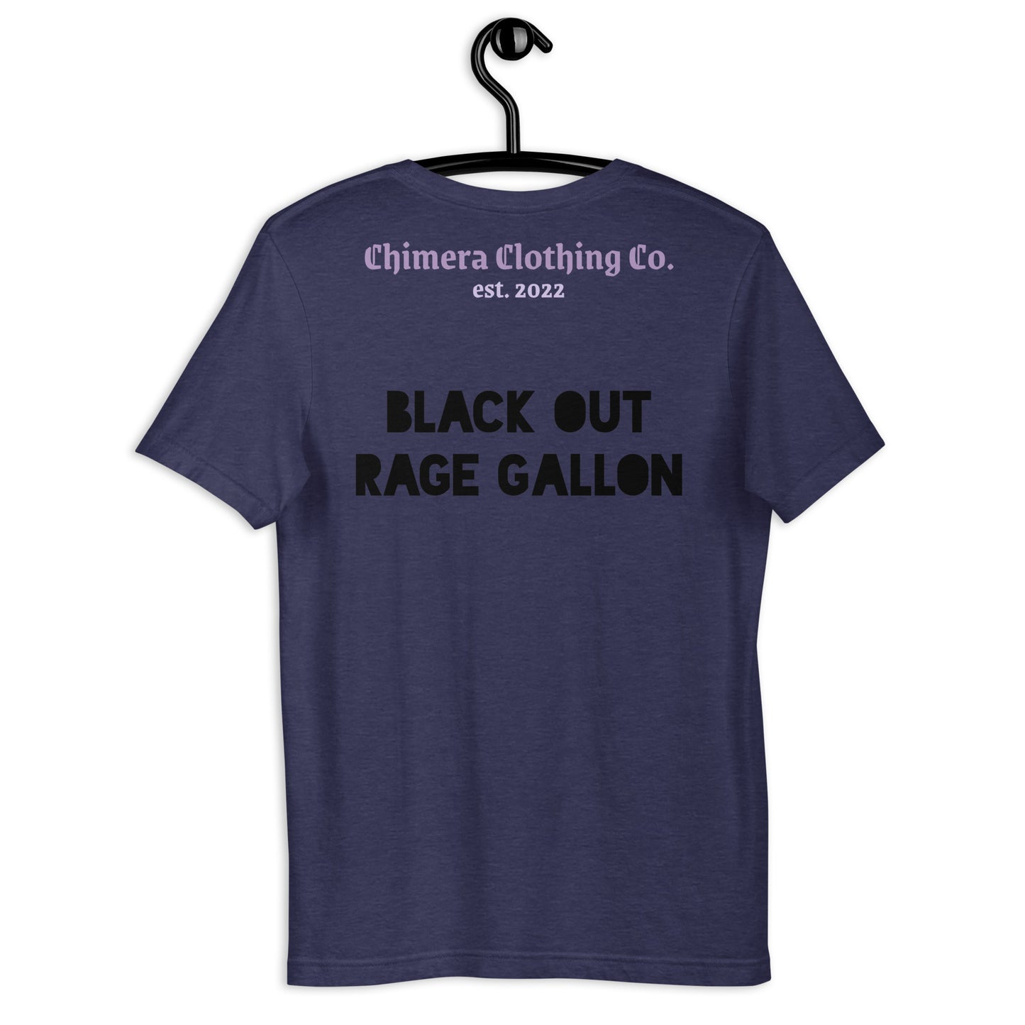 Purple BORG Drink Blackout Rage Gallon SOFT STYLE Unisex t-shirt