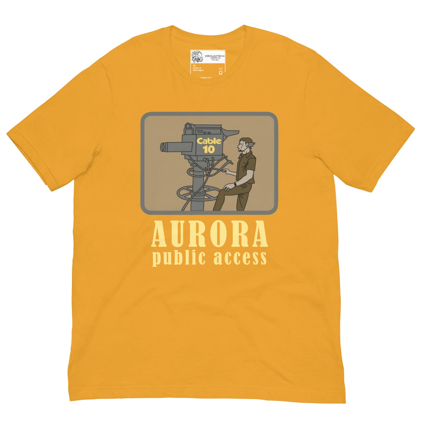 Aurora Public Access Wayne's World Inspired SOFT STYLE Unisex t-shirt