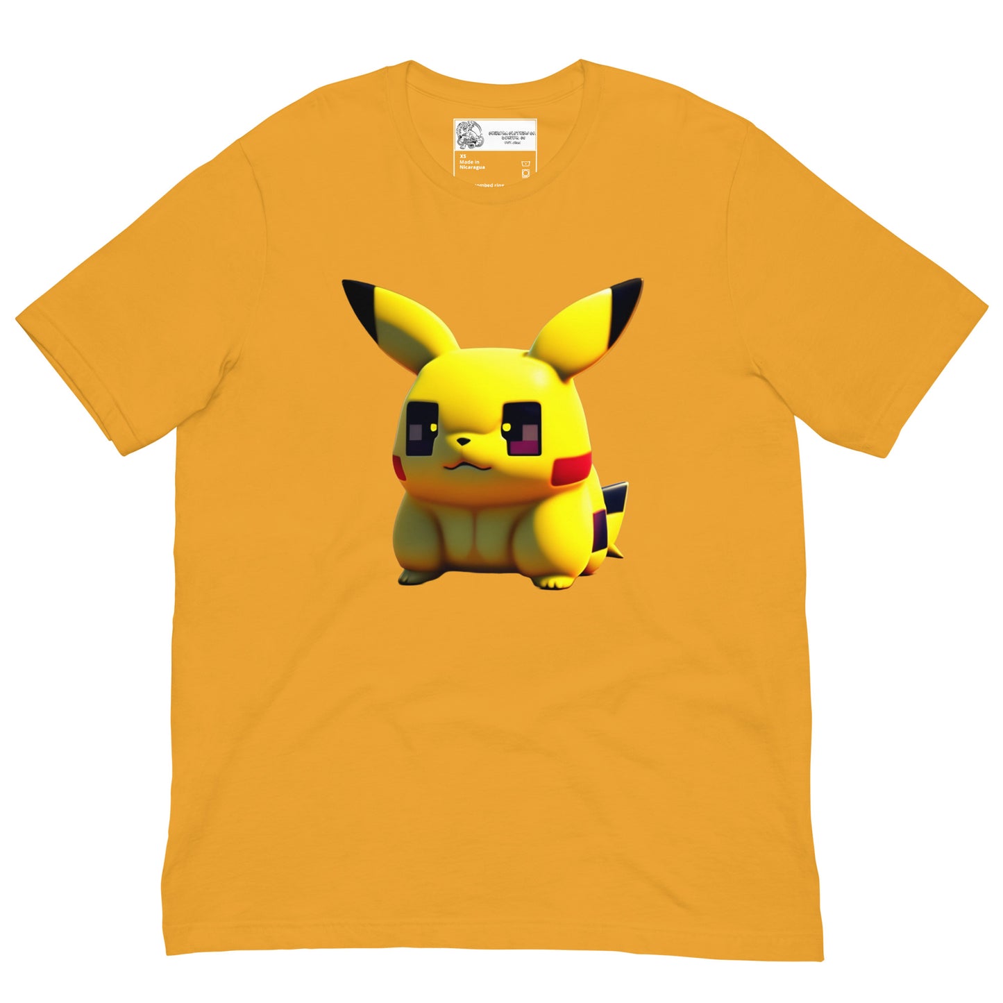 Minecraft style Pikachu SOFT STYLE Unisex t-shirt