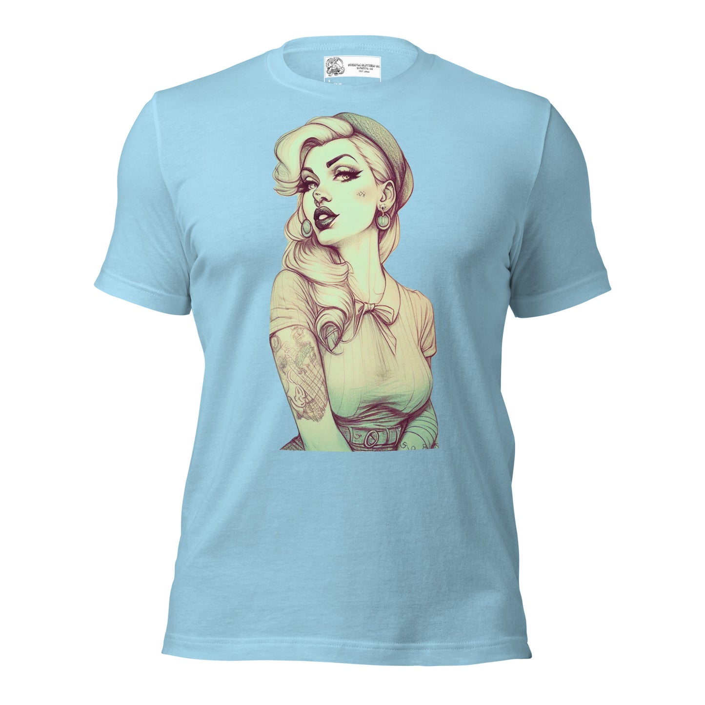 Sexy Pin-up Girl #1 SOFT STYLE Unisex t-shirt