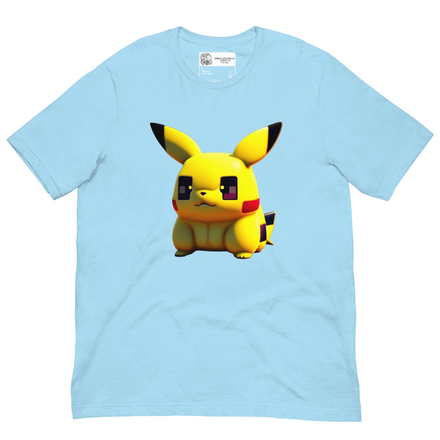 Minecraft style Pikachu SOFT STYLE Unisex t-shirt