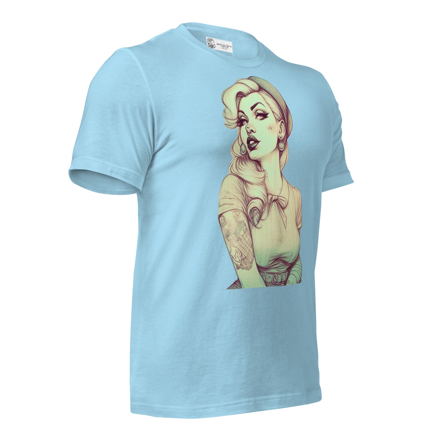 Sexy Pin-up Girl #1 SOFT STYLE Unisex t-shirt