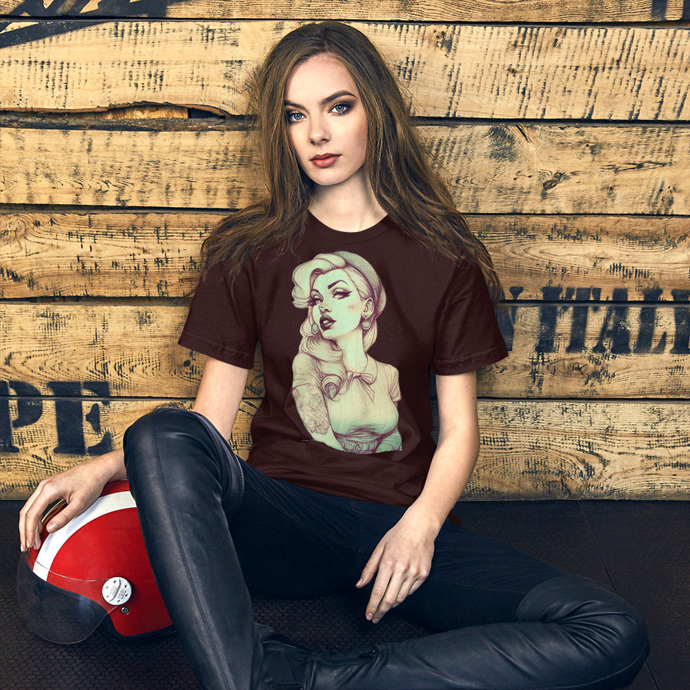 Sexy Pin-up Girl #1 SOFT STYLE Unisex t-shirt