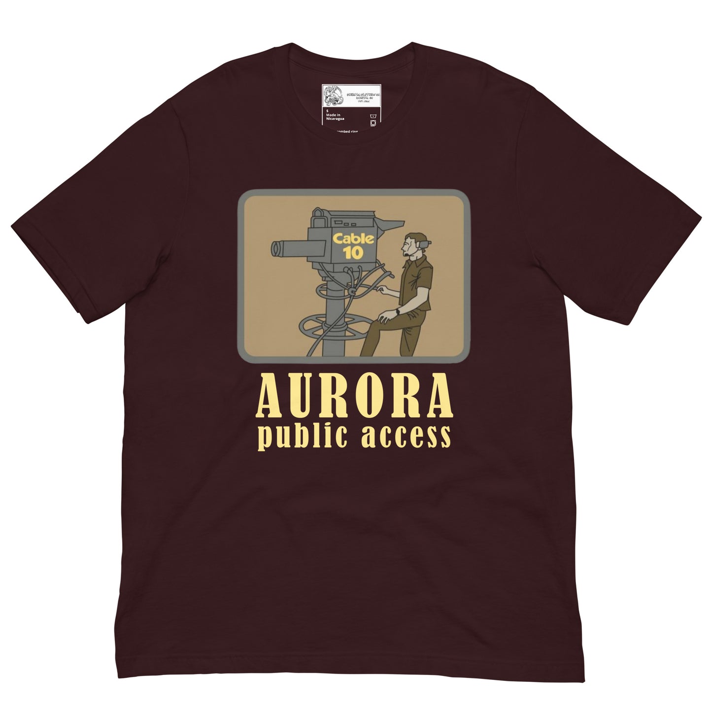 Aurora Public Access Wayne's World Inspired SOFT STYLE Unisex t-shirt