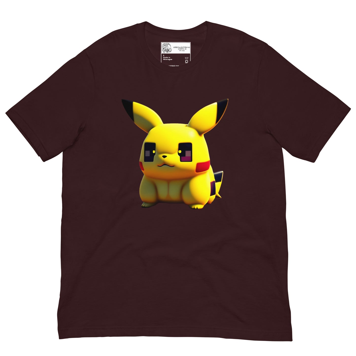 Minecraft style Pikachu SOFT STYLE Unisex t-shirt