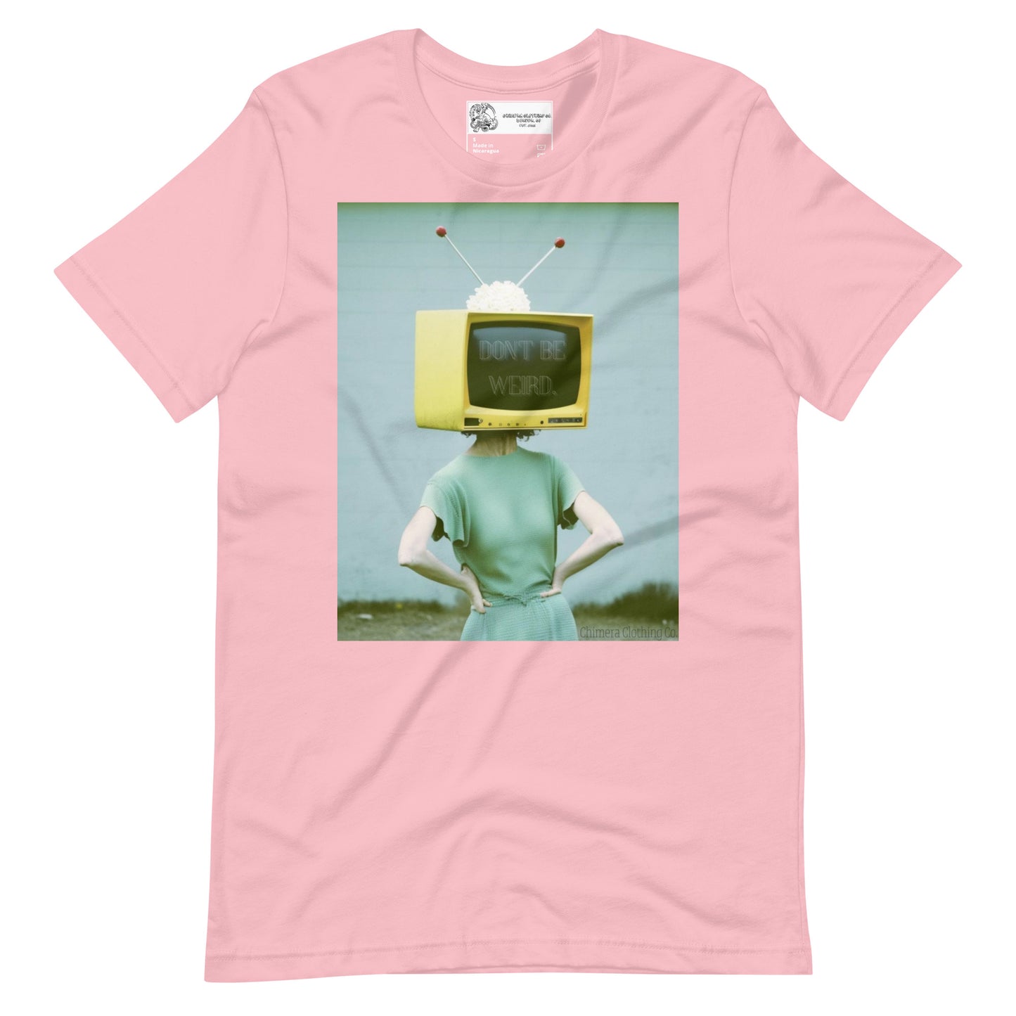 Don't Be Weird They Might Notice TV Head Unisex t-shirt