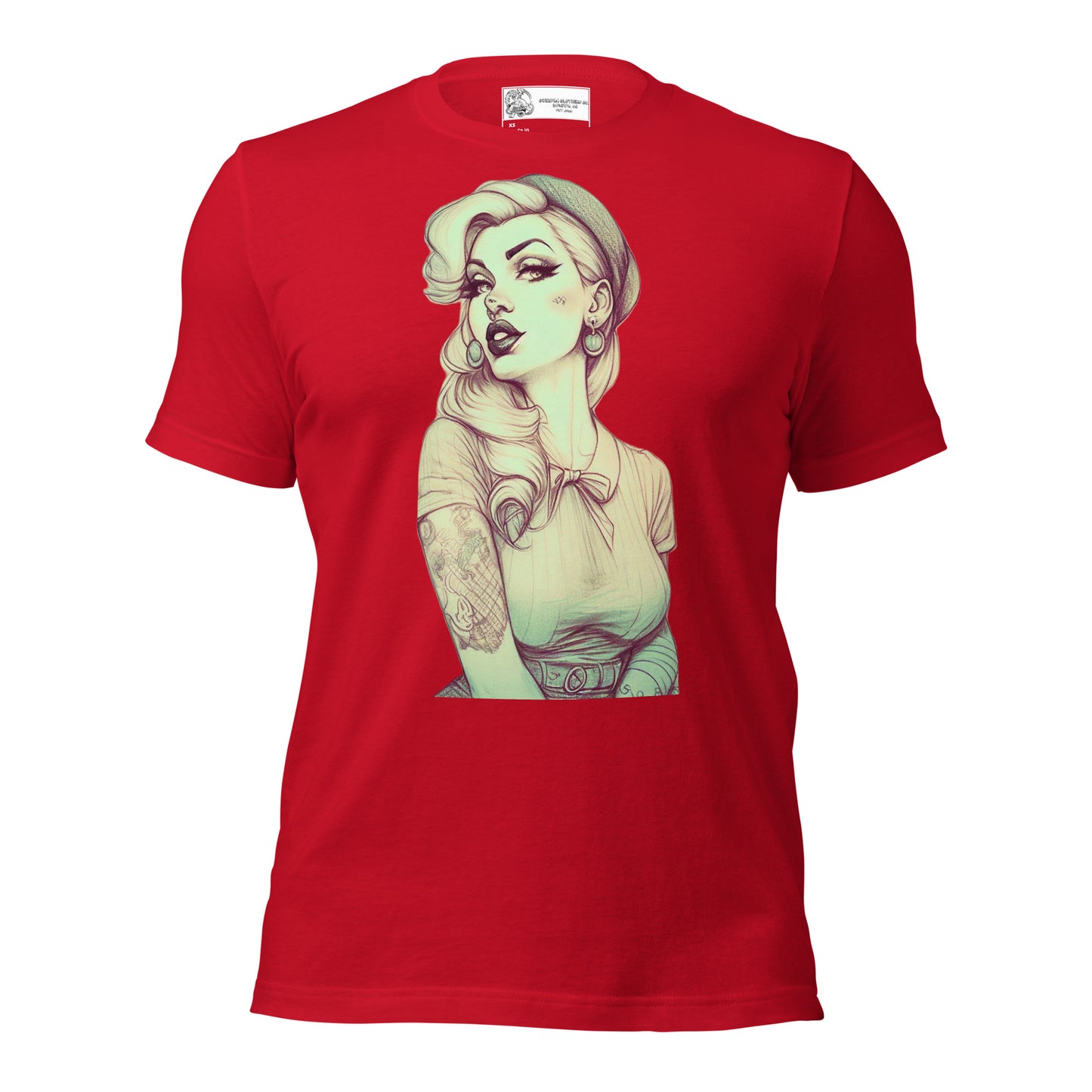 Sexy Pin-up Girl #1 SOFT STYLE Unisex t-shirt