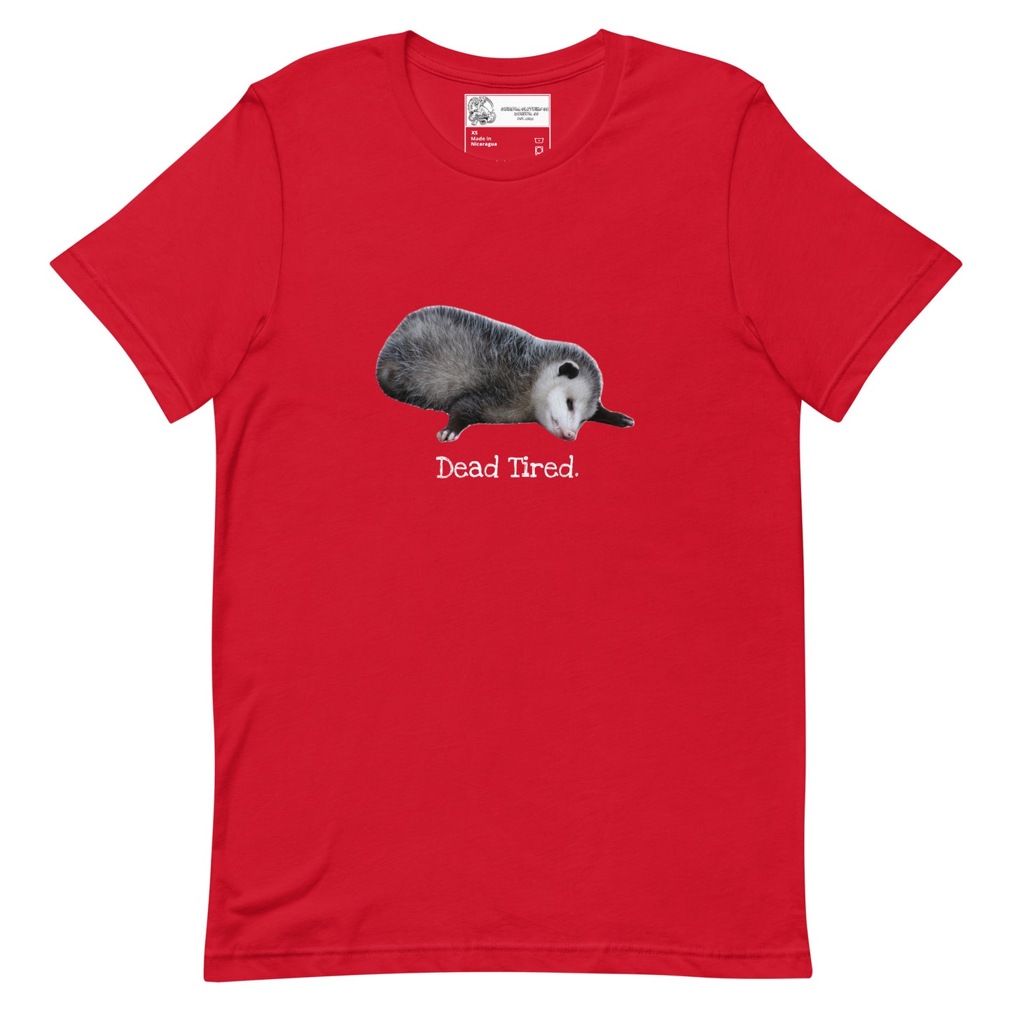 Dead Tired Possum SOFT STYLE Unisex t-shirt