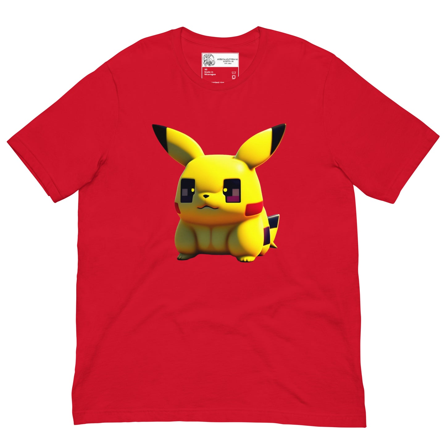 Minecraft style Pikachu SOFT STYLE Unisex t-shirt