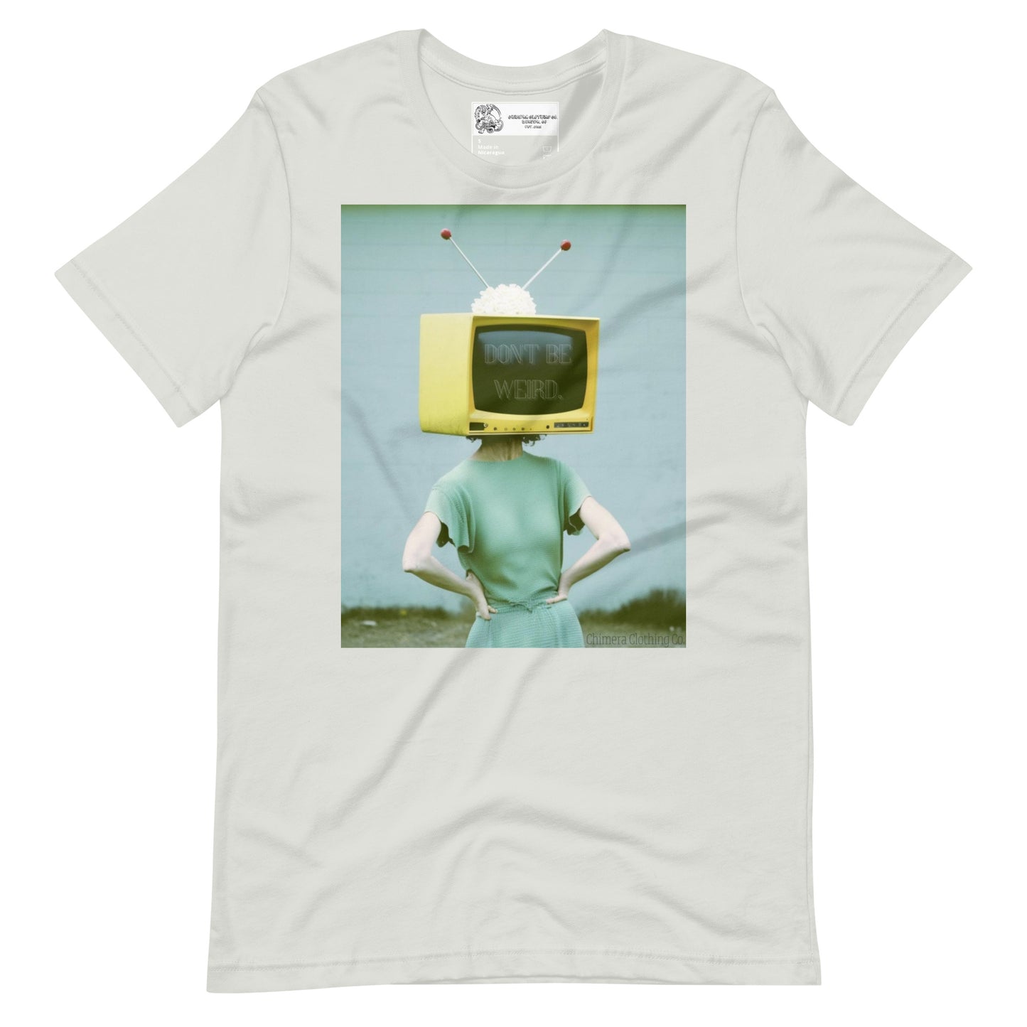 Don't Be Weird They Might Notice TV Head Unisex t-shirt