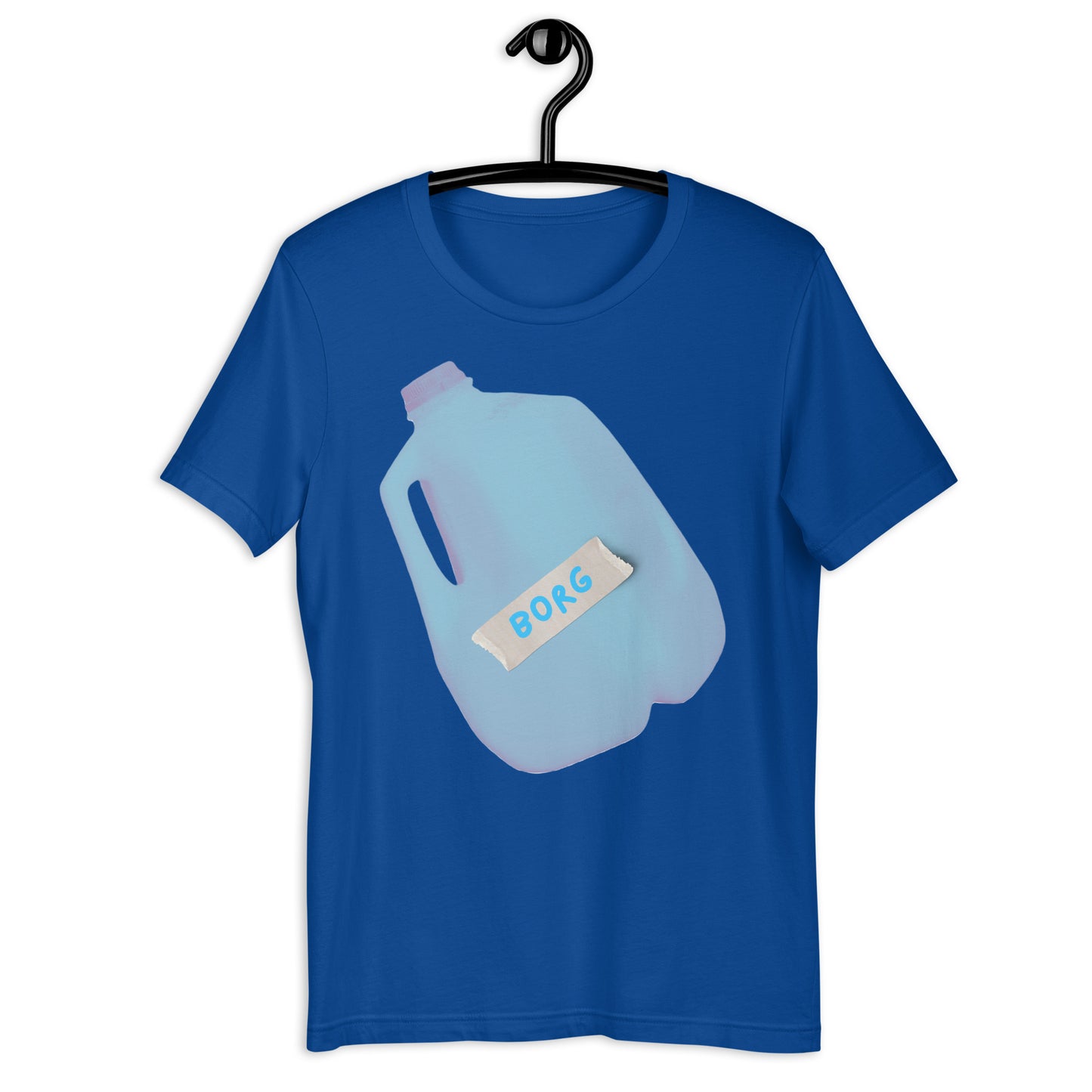 Blue BORG Drink Blackout Rage Gallon SOFT STYLE Unisex t-shirt