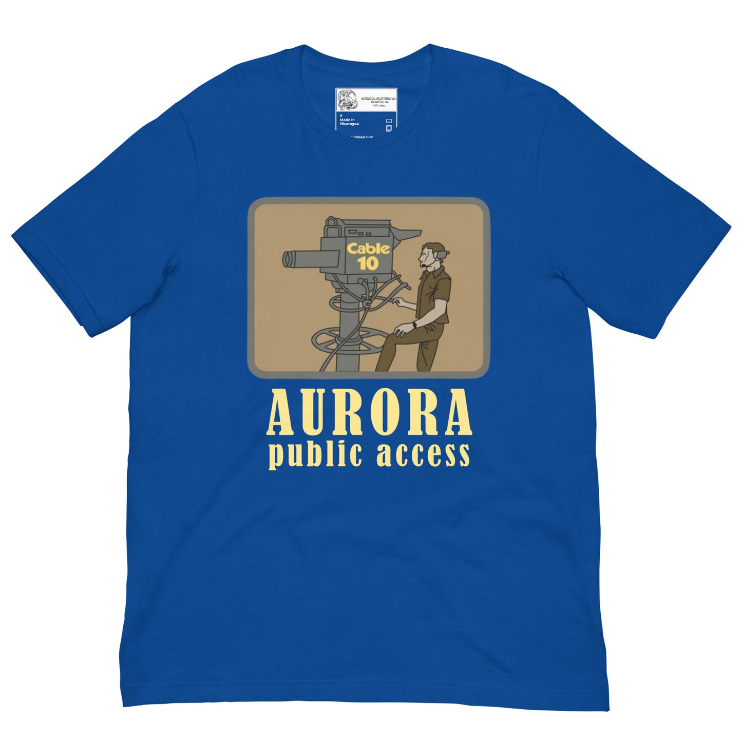 Aurora Public Access Wayne's World Inspired SOFT STYLE Unisex t-shirt