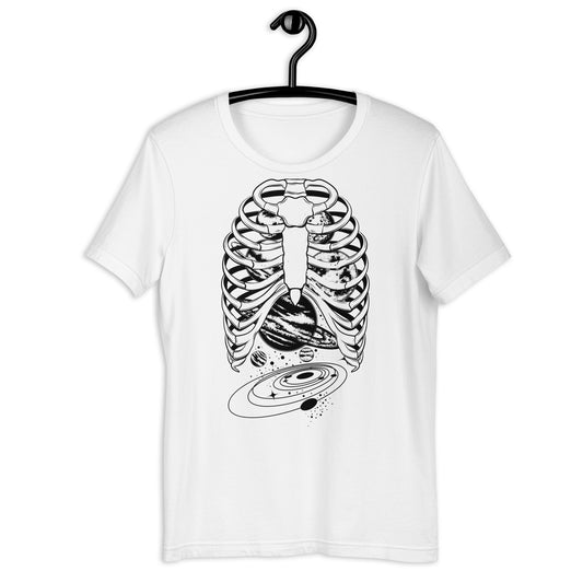 Space Galaxy Ribcage SOFT STYLE Unisex t-shirt