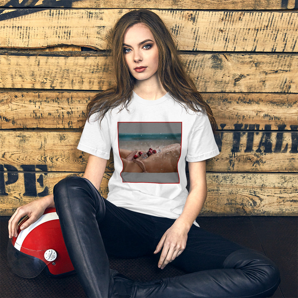 Cherries and Ice Sexy Woman SOFT STYLE Unisex t-shirt