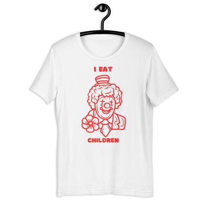 I Eat Children Funny Clown SOFT STYLE Unisex t-shirt