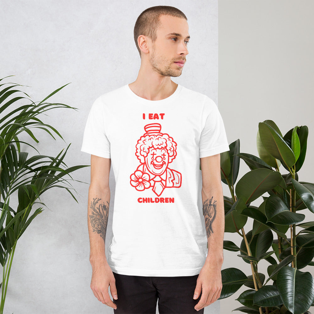 I Eat Children Funny Clown SOFT STYLE Unisex t-shirt