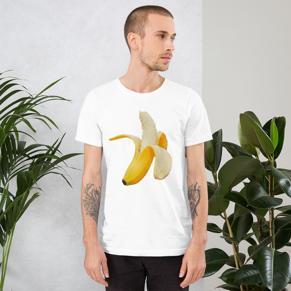 Pixel Censored Banana SOFT STYLE Unisex t-shirt