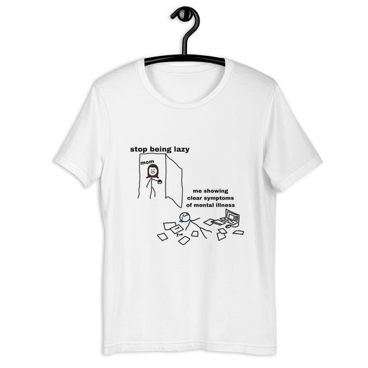 Mom vs. Mental Heatlh SOFT STYLE unisex t-shirt