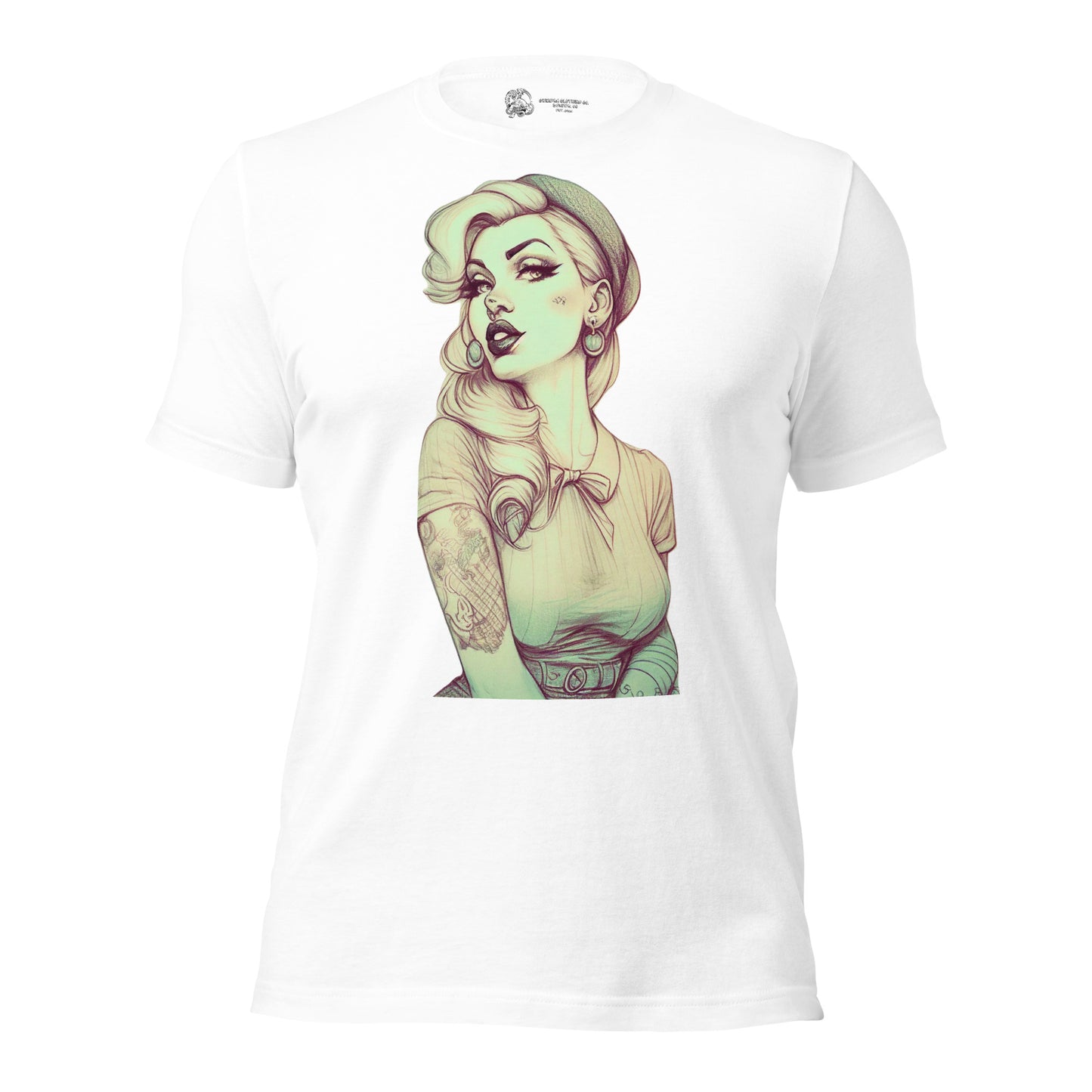 Sexy Pin-up Girl #1 SOFT STYLE Unisex t-shirt