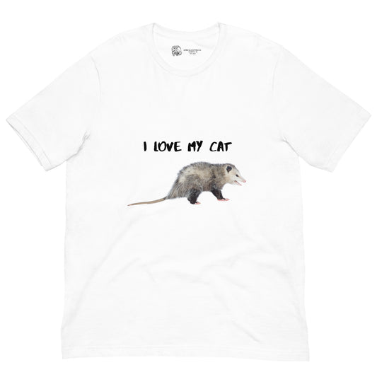 I Love My Cat Opposum SOFT STYLE Unisex t-shirt