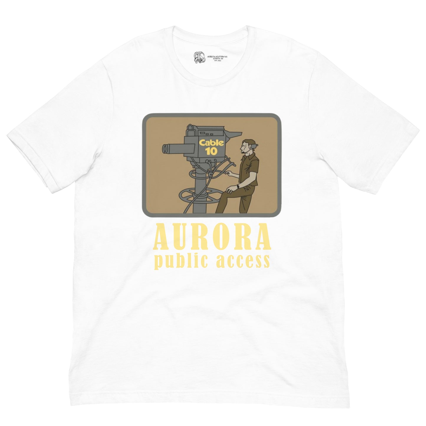 Aurora Public Access Wayne's World Inspired SOFT STYLE Unisex t-shirt