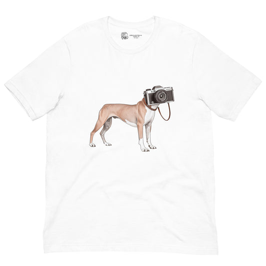 Camera Head Dog SOFT STYLE Unisex t-shirt