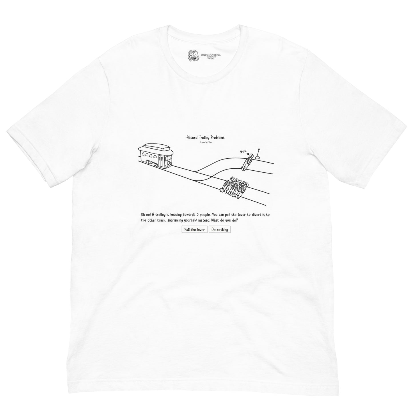 The Trolley Problem Game SOFT STYLE Unisex t-shirt