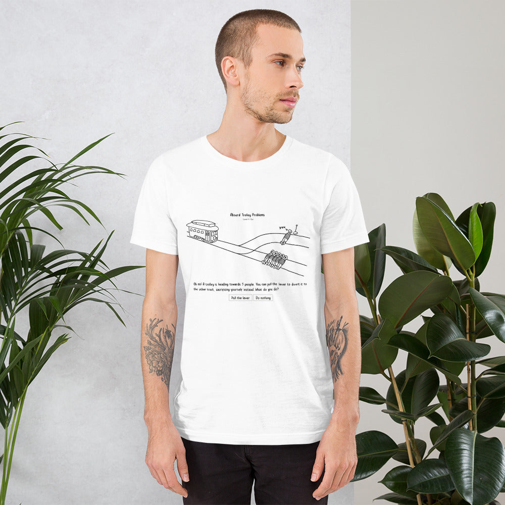 The Trolley Problem Game SOFT STYLE Unisex t-shirt