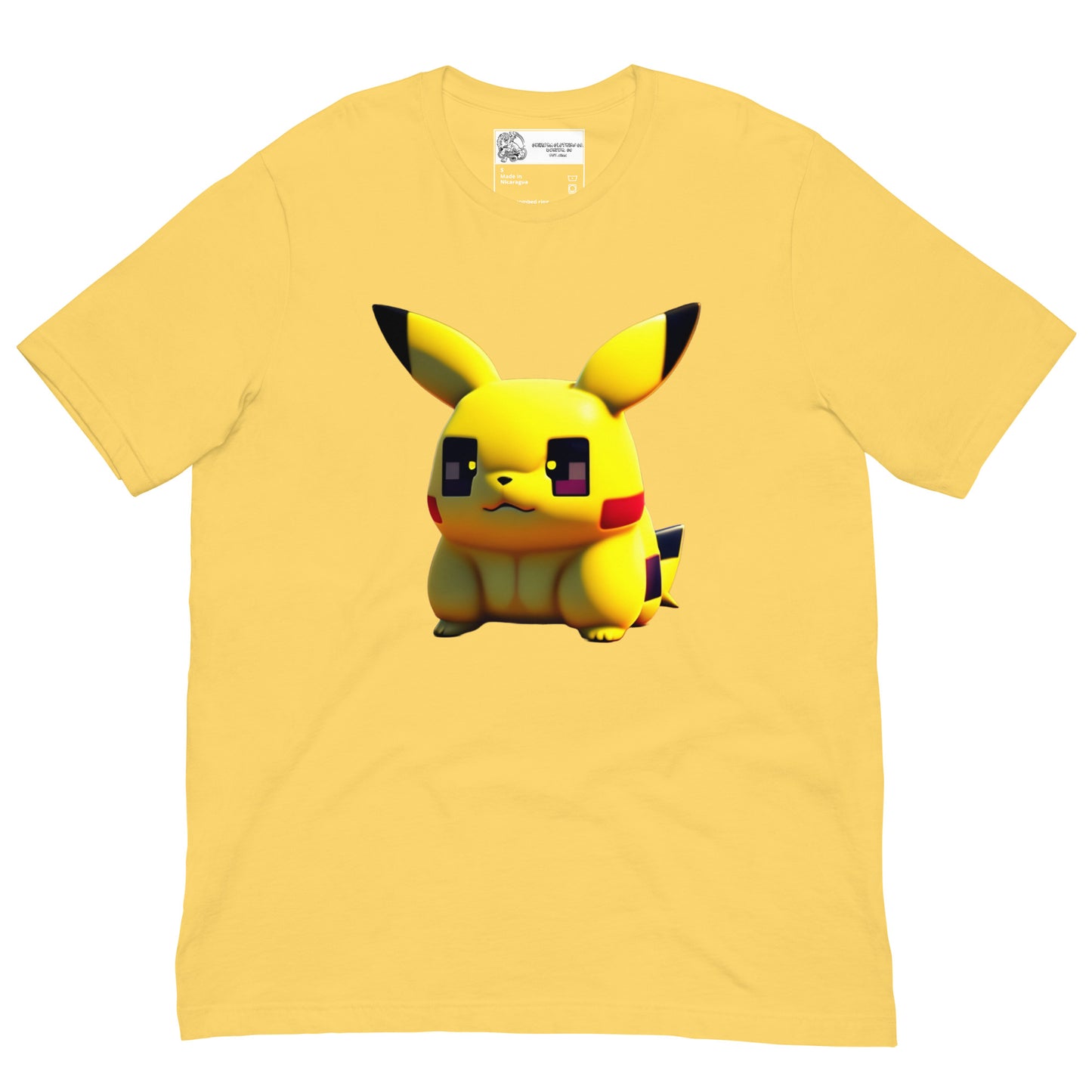 Minecraft style Pikachu SOFT STYLE Unisex t-shirt