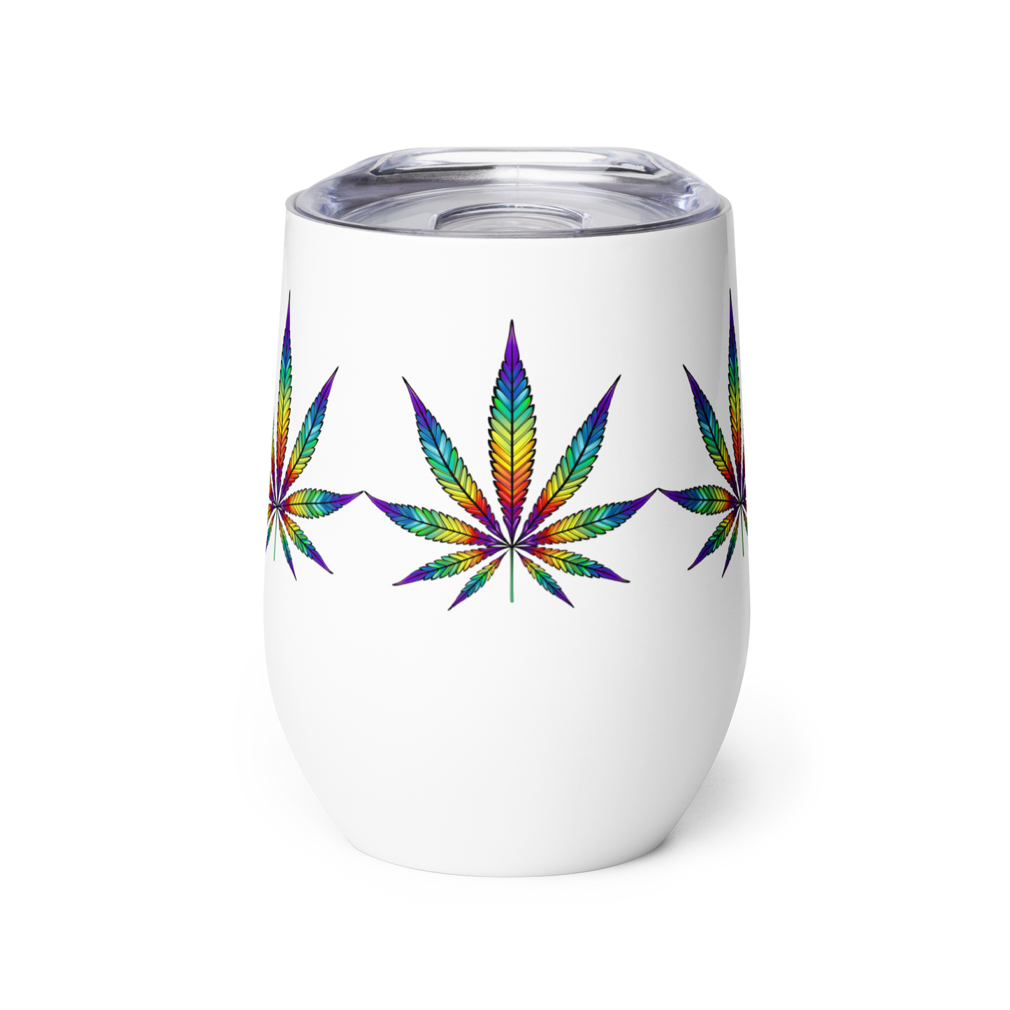 Rainbow Leaf stainless steel Wine tumbler Cup