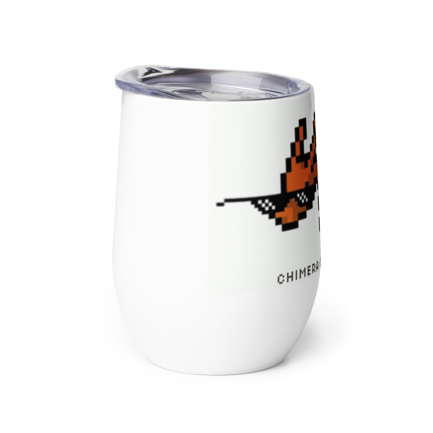 Pixel Zard Wine tumbler cup