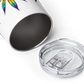 Rainbow Leaf stainless steel Wine tumbler Cup