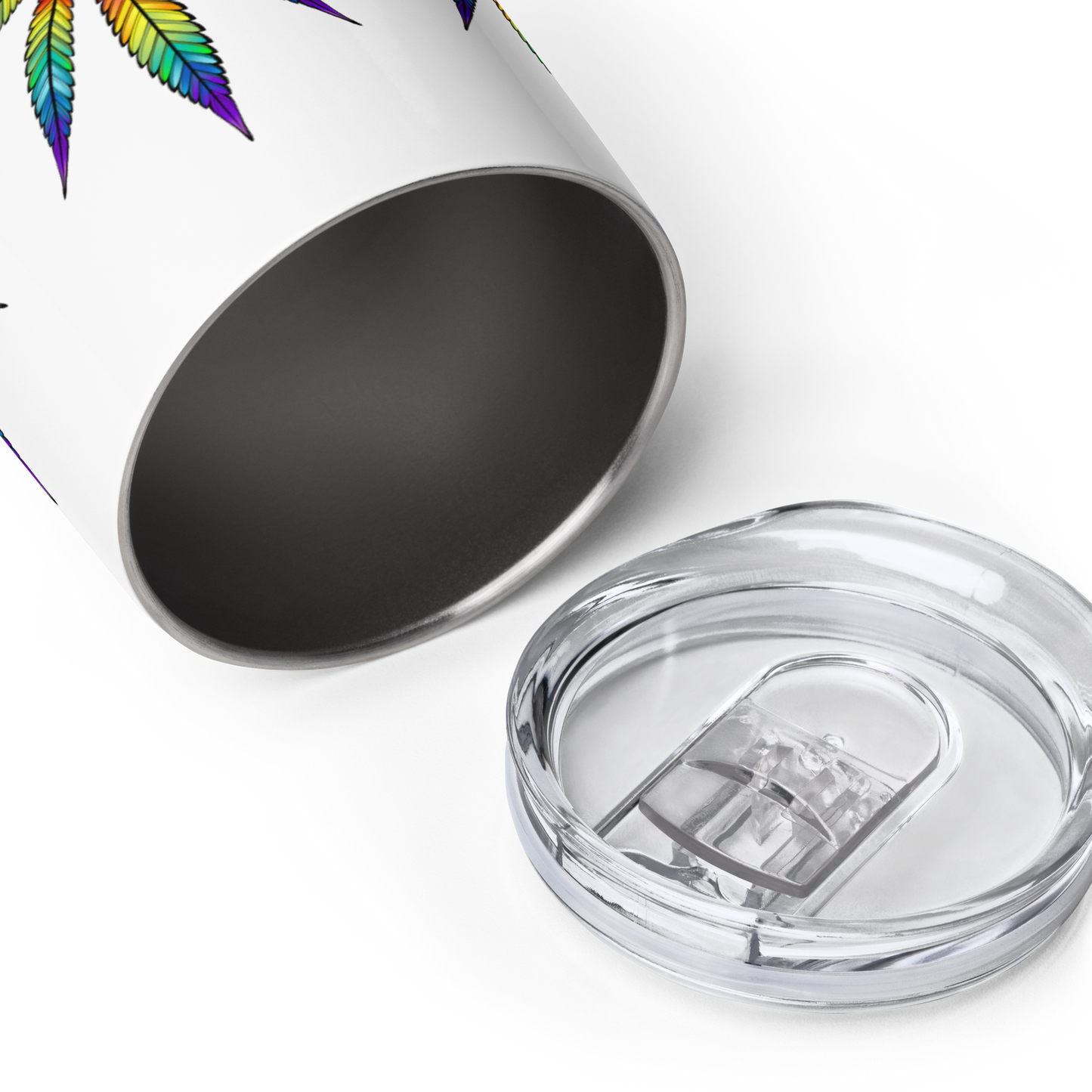 Rainbow Leaf stainless steel Wine tumbler Cup