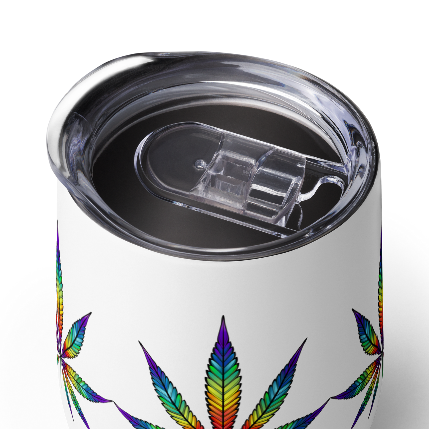 Rainbow Leaf stainless steel Wine tumbler Cup