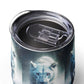 White Snow Lion Stainless Steel Wine tumbler cup