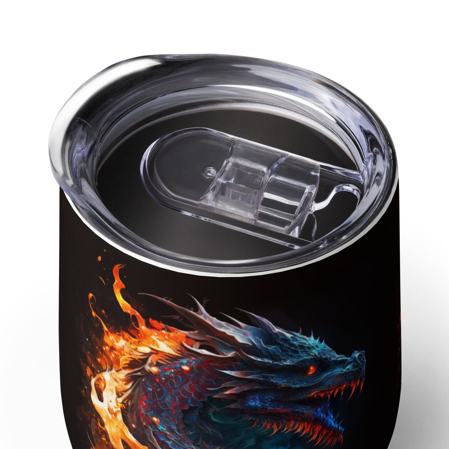 Fire Dragon stainless steel Wine tumbler cup