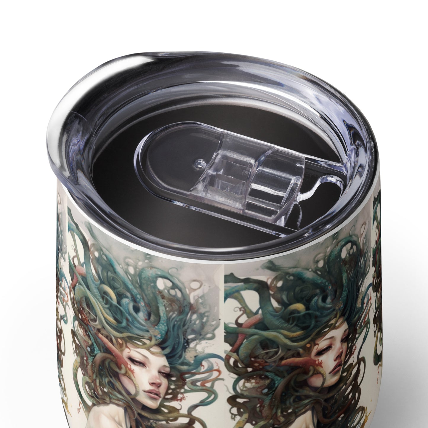 Beautiful Medusa stainless steel Wine tumbler cup