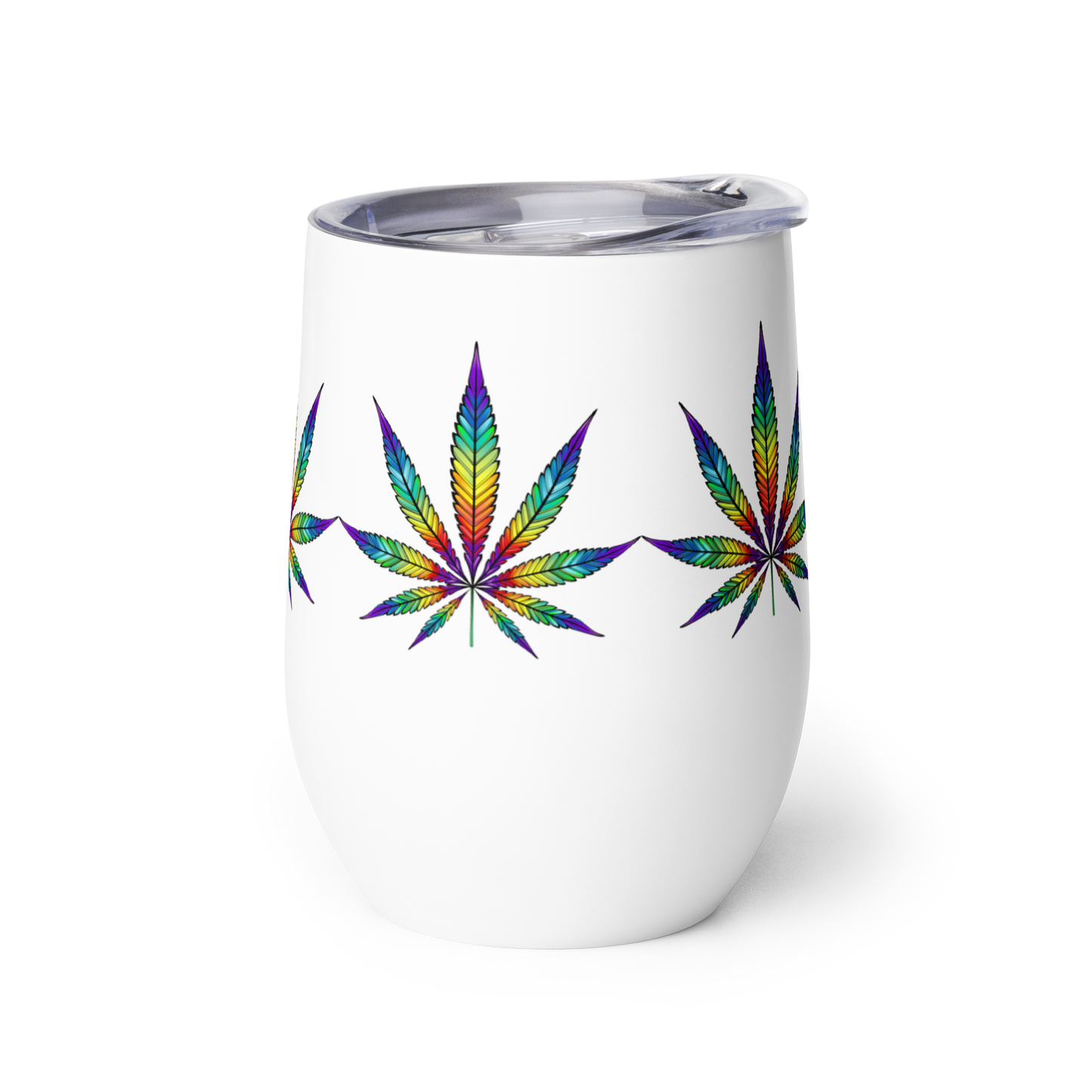 Rainbow Leaf stainless steel Wine tumbler Cup